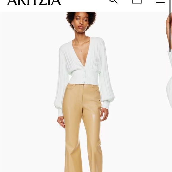 Wilfred Plunge Front Cardigan - Picture 2 of 4